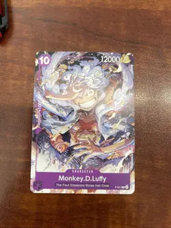 One Piece CCG Monkey.D.Luffy P-041 Full Art Near Mint - Image 1