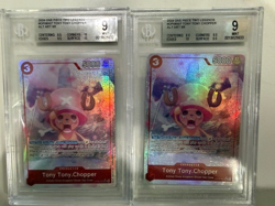 LOT of 2 Tony.Chopper OP08-007 Alternate Art BGS Graded 9 English One Piece TCG - Image 1