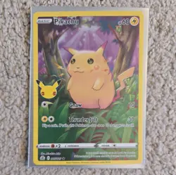 Pikachu 005/025 Celebrations 25th Pokemon Card TCG - Holo Rare Full Art - Image 1