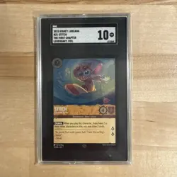 Stitch Carefree Surfer Legendary Foil First Chapter Disney Lorcana SGC 10 - Image 1