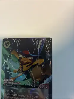 Disney Lorcana Negaduck Public Enemy Number One Enchanted Pack Fresh - Image 3