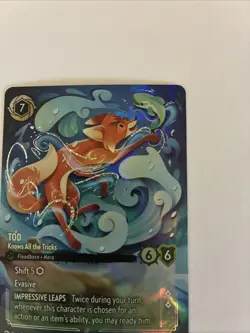 Disney Lorcana Tod Knows All The Tricks Winterspell Enchanted 230/204 - Image 3
