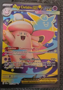 Pokemon TCG Perfect Order Mega Clefable Ex Full Art 103/088 Pack Fresh - Image 2