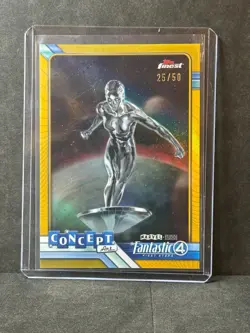 2026Topps Finest Marvel Fantastic Four SILVER SURFER Concept Art CA-13 25/50 - Image 1