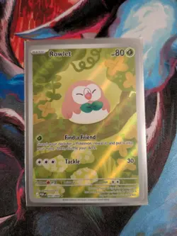 Pokemon Perfect Order - Rowlet 090/088 Illustration Rare Full Art NM - Image 1