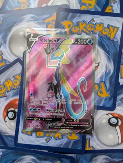 Pokemon TCG Inteleon v Rebel Clash Holo Card 180/192 Full Art Ultra Rare - Image 1