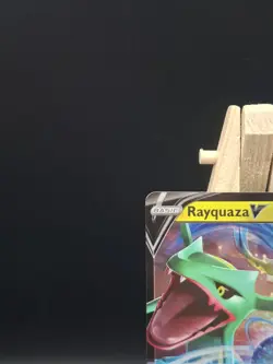 Pokemon TCG Rayquaza V Evolving Skies 110/203 Full Art Holo LP - Image 3