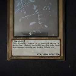 Blue-Eyes White Dragon - Gold Ghost Rare GLD5-EN001 YuGiOh Card LP - Image 3