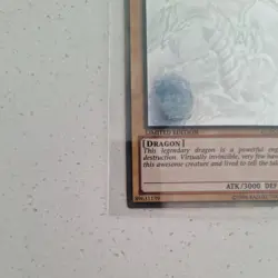 Yugioh Blue-Eyes White Dragon GLD5 EN001 Ghost Rare - Image 5