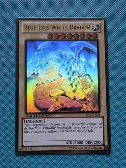 Blue-Eyes White Dragon - Gold Ghost Rare GLD5-EN001 YuGiOh Card NM-LP - Image 1