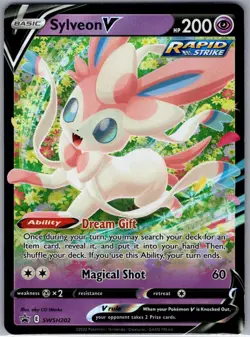 Sylveon V SWSH202 SWSH: Sword & Shield Promo Cards - Pokemon Card - NM - Image 1