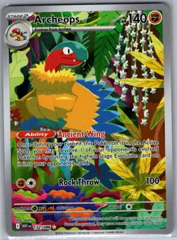 Archeops 132/086 SV: White Flare - Pokemon Card - NM - Image 1