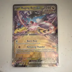 Pokemon Raging Bolt ex 145 Scarlet & Violet Promo Holo Ancient 240HP EX Card - Image 1