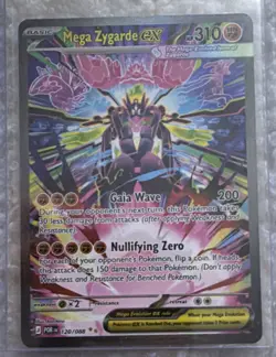 Pokemon Mega Zygarde EX Foil Dragon Basic 120/088 310 HP EN Card - Image 1