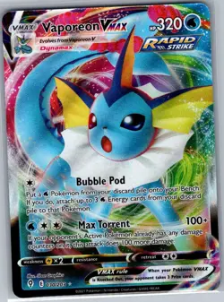 Vaporeon VMAX 030/203 SWSH07: Evolving Skies - Pokemon Card - NM - Image 1