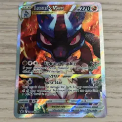 Pokemon Lucario VSTAR Promo Holo SWSH291 SWSH: Sword & Shield 270 HP Card - Image 1