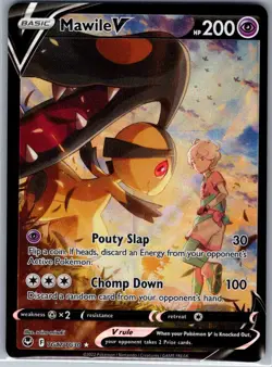 Mawile V TG17/TG30 SWSH12: Silver Tempest Trainer Gallery - Pokemon Card - NM - Image 1