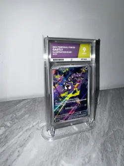 Pokemon TCG Gastly Illustration Rare Card Temporal Forces 177/162 Ace 9 - Image 3