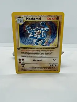 Machamp / Machomei - 1st Edition - Pokemon Card - 8/102 - Base Set - German MP - Image 1