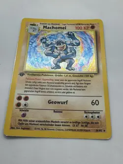 Machamp / Machomei - 1st Edition - Pokemon Card - 8/102 - Base Set - German MP - Image 3
