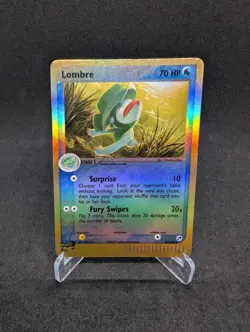 Lombre 46/100 EX Sandstorm 2003 Pokemon Card Reverse Holo Uncommon LP - Image 1