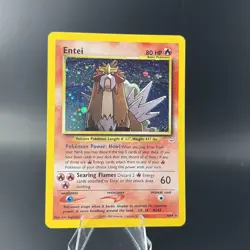 Entei 6/64 Neo Revelation Holo Rare Pokemon Card Near Mint WOTC - Image 1