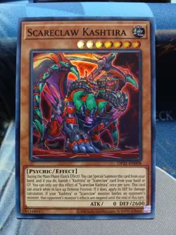 Yugioh Scareclaw Kashtira Super Rare OP21-EN008 Near Mint - Image 1