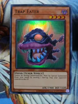 Yugioh Trap Eater Super Rare OP19-EN005 Near Mint - Image 1
