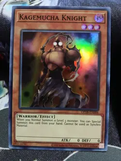 Yugioh Kagemucha Knight Super Rare OP18-EN006 Near Mint - Image 1