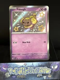 Pokemon Card Fidough SVP 069 Black Star Promo Shiny Paldean Fates Near Mint - Image 1