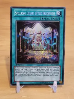 Spellbook Library of the Heliosphere ABYR-EN087 *LP* 1st Ed Secret Rare Card - Image 1