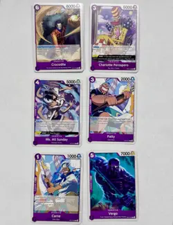 One Piece Tcg Ms All Sunday Lot Of 12 Purple Deck Lot - Image 1