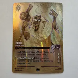 Disney Lorcana Enchanted Rafiki Ethereal Guide 208/204 Card - Image 1