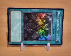 Dark World Dealings - STON-EN038 *VLP* 1st Edition Super Rare Yugioh Card - Image 2