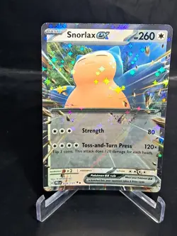 Snorlax ex 076/131 | Prismatic Evolutions | Double Rare Pokemon Card - Image 1