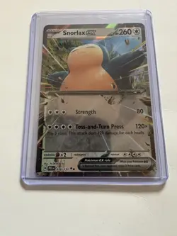 Pokemon TCG Prismatic Evolutions Snorlax EX Double Rare Card 076/131 - Image 1