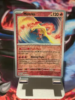 Moltres 146/165 Reverse Holo MEW Scarlet & Violet 151 Pokemon Card NM - Image 1