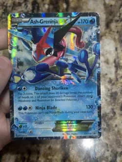 Rare Ash-Greninja EX Pokemon Card - Image 1