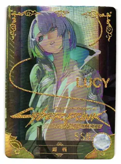 LUCY CYBERPUNK SSR NS-5M09SSR-13 Goddess Story Anime TCG CCG Anime Card - Image 1