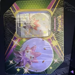 Pokemon Eldegoss Shining Fates Tin Sealed Booster Trading Card Game English Box - Image 1