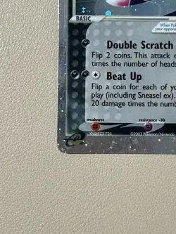 Sneasel ex 103/109 EX Ruby Sapphire Holo Ultra Rare Vintage Pokemon Card – MP - Image 4