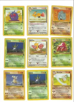 Pokemon Jungle 1995 Lot 18 (9x Cards) {Check Photos For Condition} - Image 1