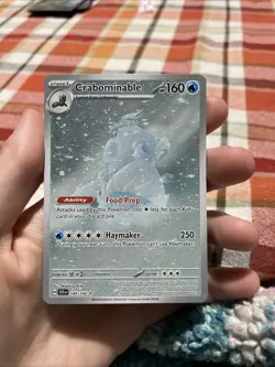 Crabominable Holo Illustration Rare Card 149/142 Sv07: Stellar Crown IR - Image 1