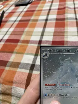 Crabominable Holo Illustration Rare Card 149/142 Sv07: Stellar Crown IR - Image 3