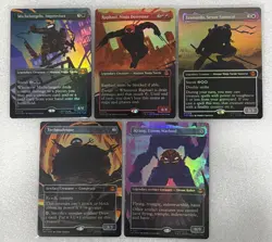 MTG TMNT Foil Card Lot Krang Improviser Ninja Samurai Leo Legendary Mythic D1 - Image 1