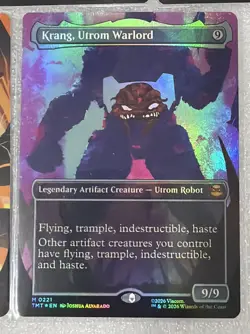 MTG TMNT Foil Card Lot Krang Improviser Ninja Samurai Leo Legendary Mythic D1 - Image 2