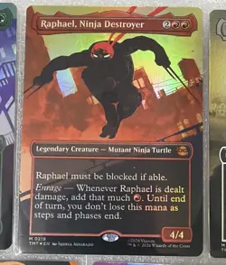 MTG TMNT Foil Card Lot Krang Improviser Ninja Samurai Leo Legendary Mythic D1 - Image 5