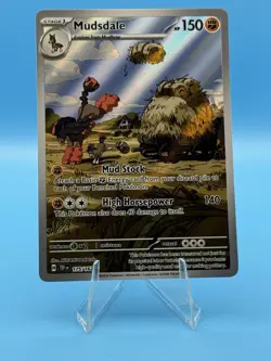 Mudsdale 175/162 Temporal Forces Illustration Rare Holo Card NM Condition (1C) - Image 1