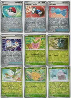Pokemon Scarlet & Violet (SV) Era - 144 Card Reverse Holo Lot - No Duplicates - Image 3