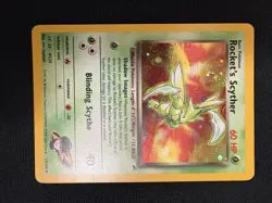 Pokemon Card Lot Rockets Mewtwo Rockets Moltres Rockets Scyther - Image 3